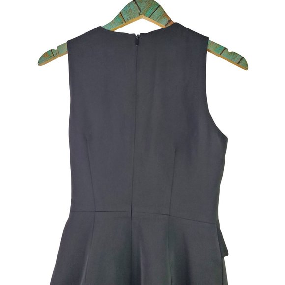 Keepsake Women's Faux Wrap Black Romper Sz Sm - Picture 4 of 8